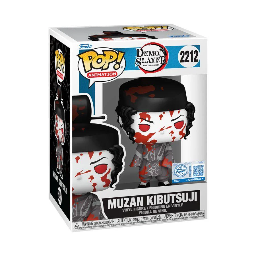 Demon Slayer - Muzan (Black & White Battle Damaged) Pop! Vinyl - Image 2