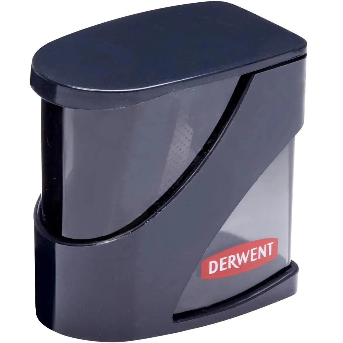 Derwent Twin Hole Sharpener Metal with Lid Container 2 Pack - Image 4