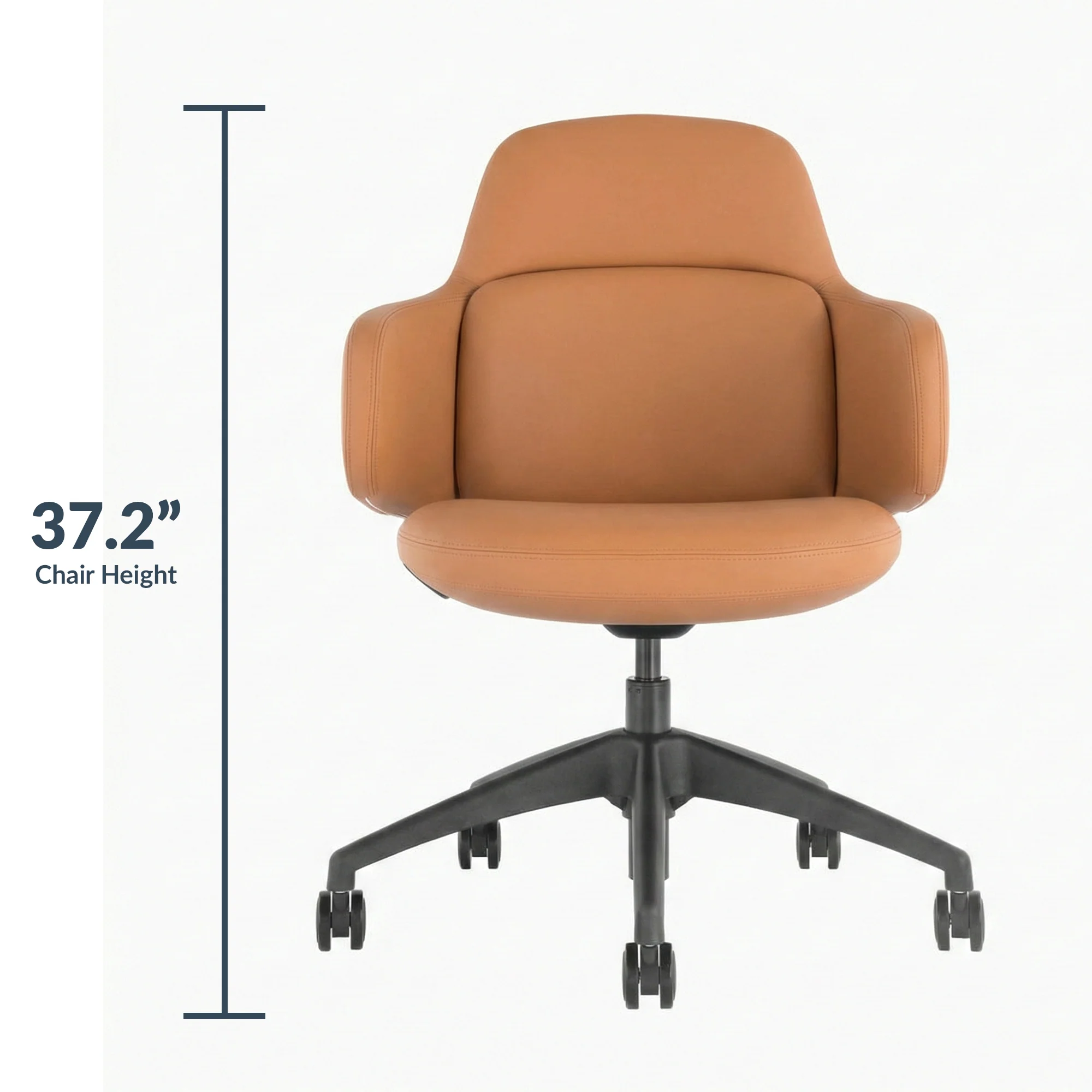 Desky Arco Office Chair - Charcoal Black - Image 8