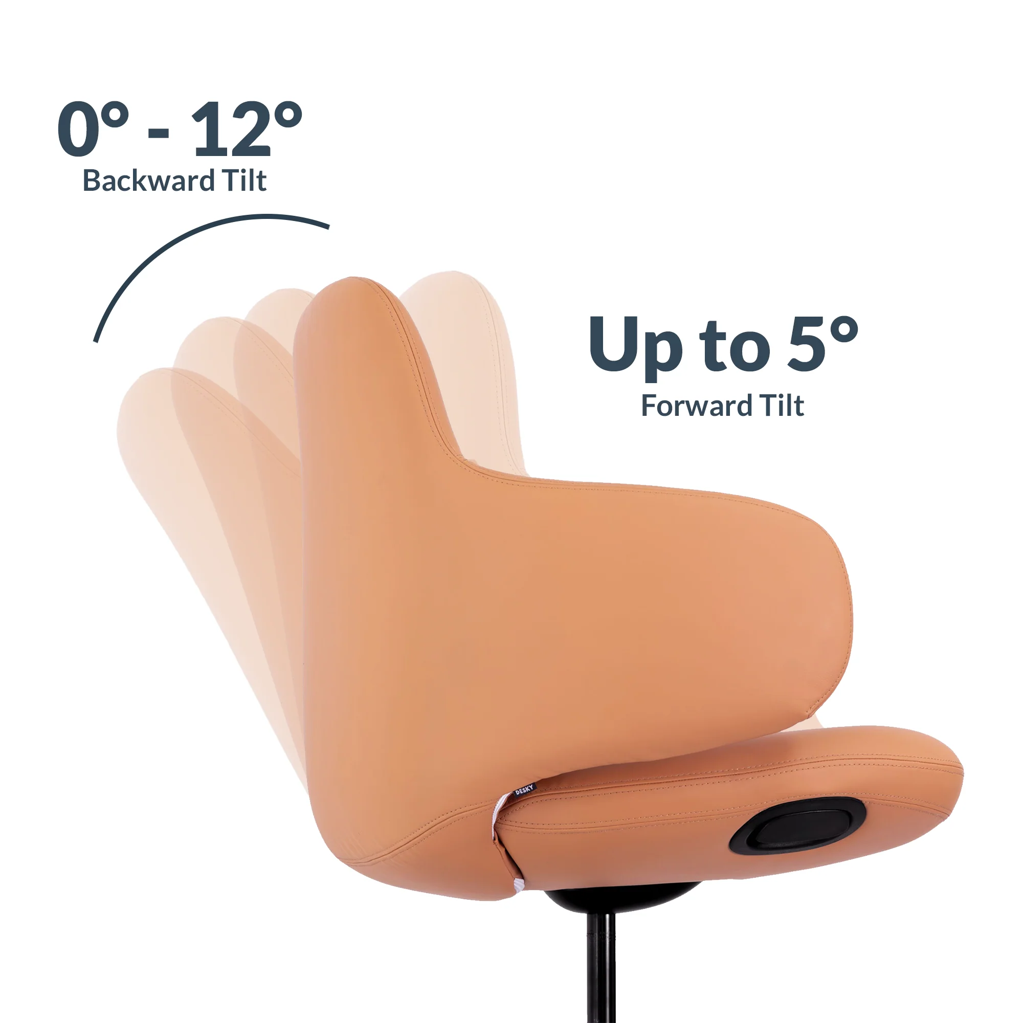 Desky Arco Office Chair - Golden Yellow - Image 5