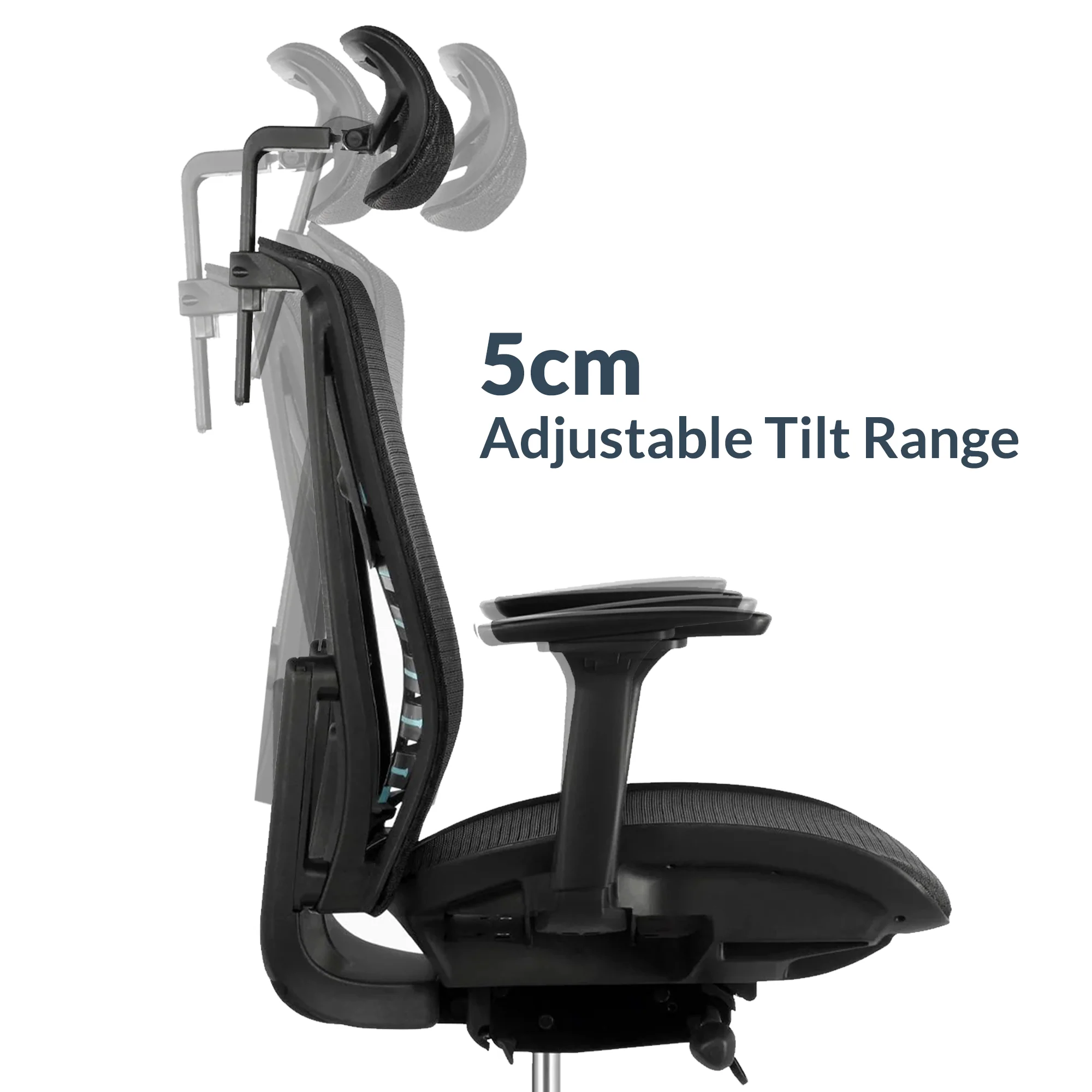 Desky Big and Tall High Back Office Chair - White - Image 2