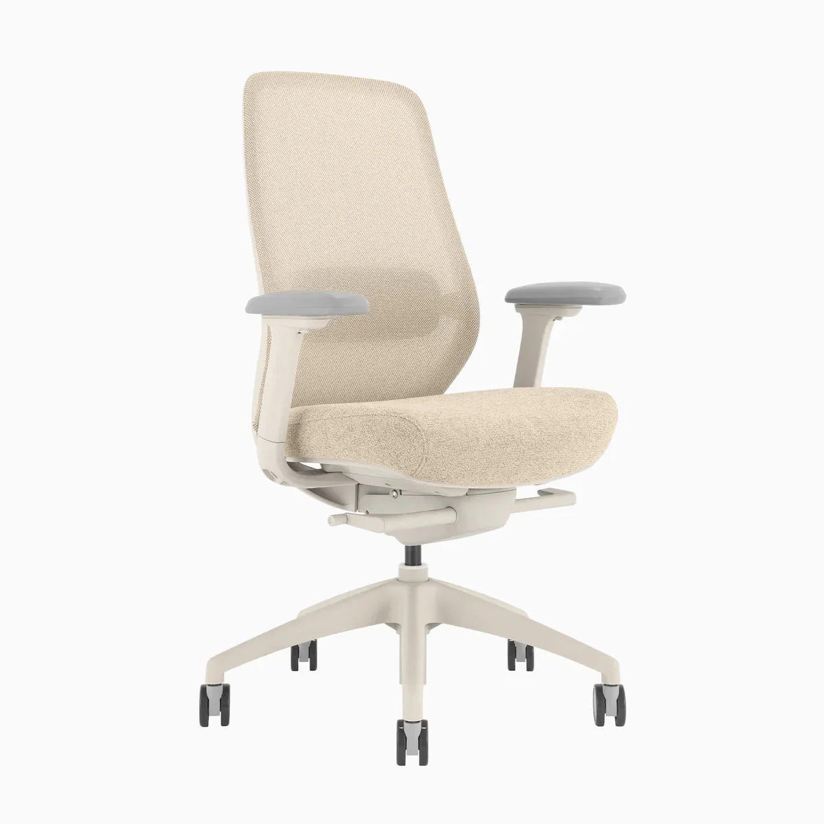 Desky CoilFlex Ergonomic Office Chair - Peach / Headrest - Image 10