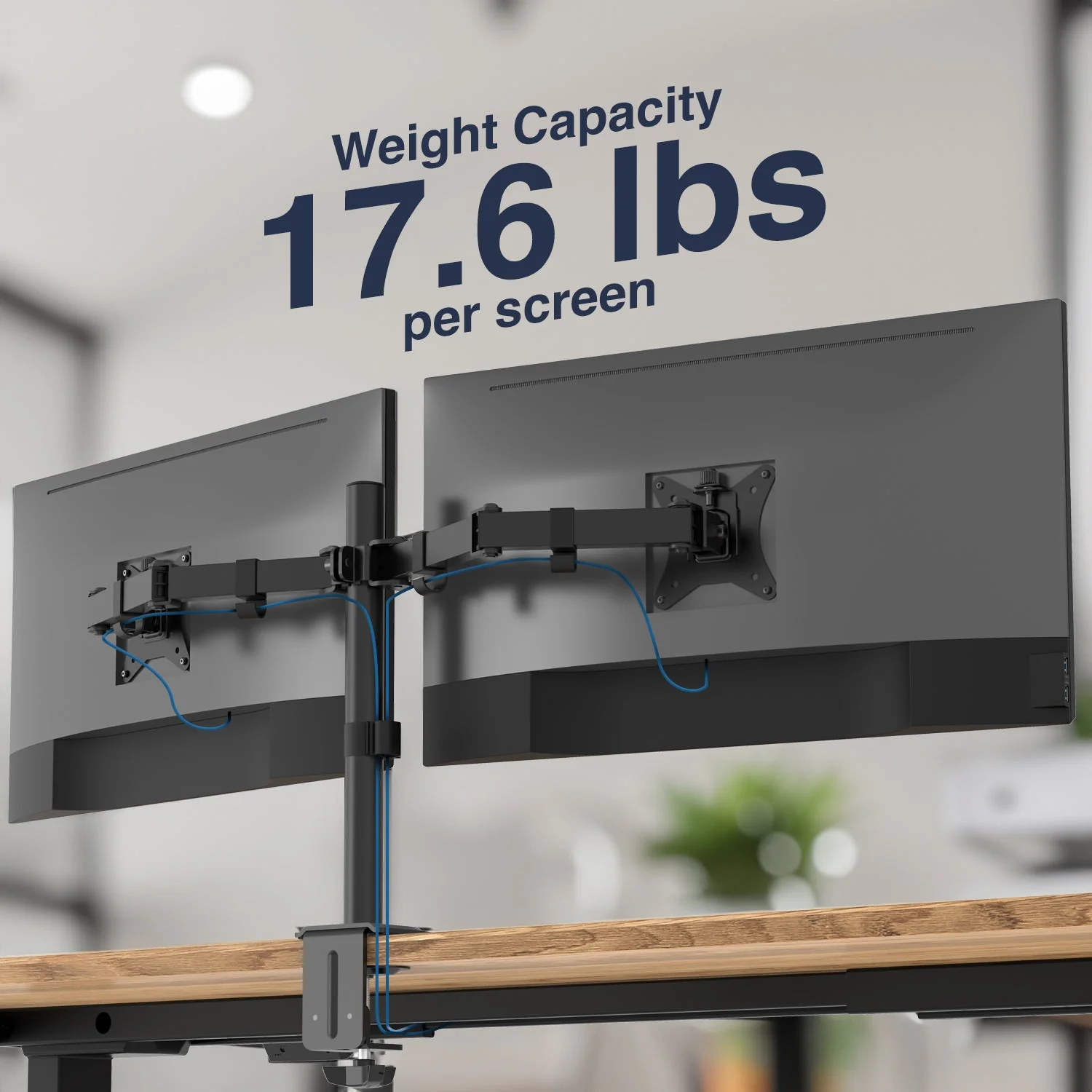 Desky Dual Eco Monitor Mount - Image 2