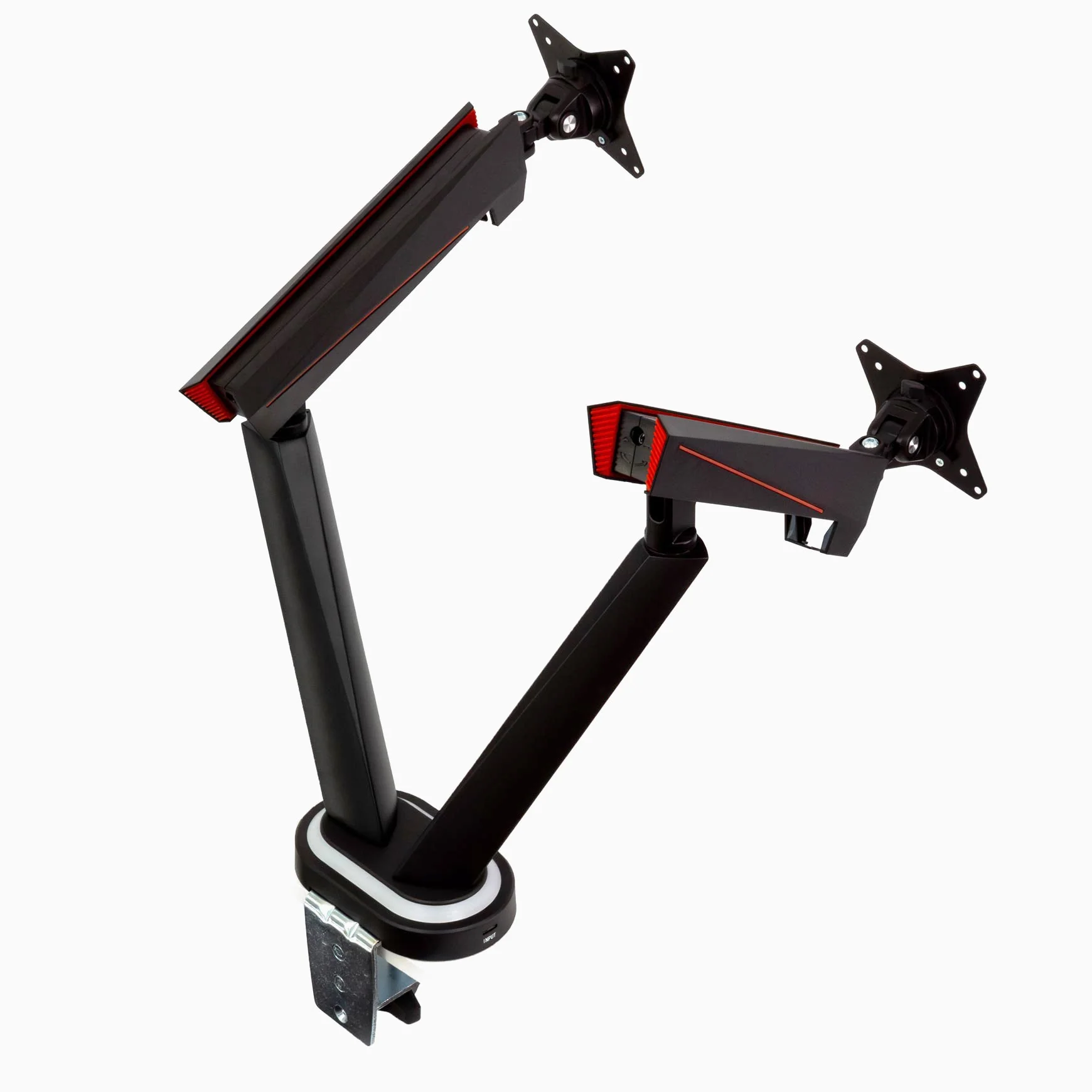 Desky Dual LED Gaming Monitor Arm - Image 9