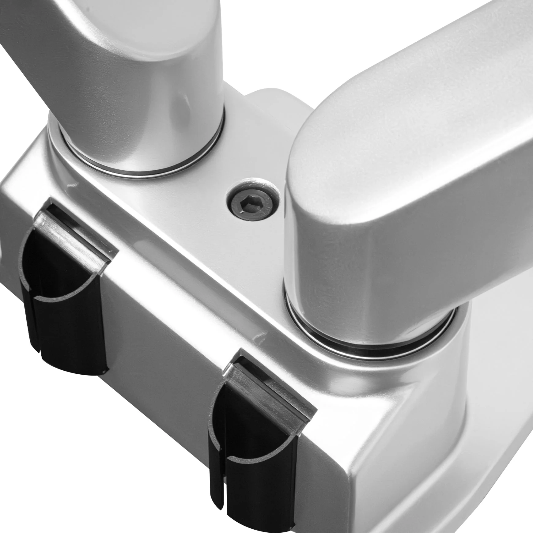 Desky Dual Monitor Arm - Silver - Image 2