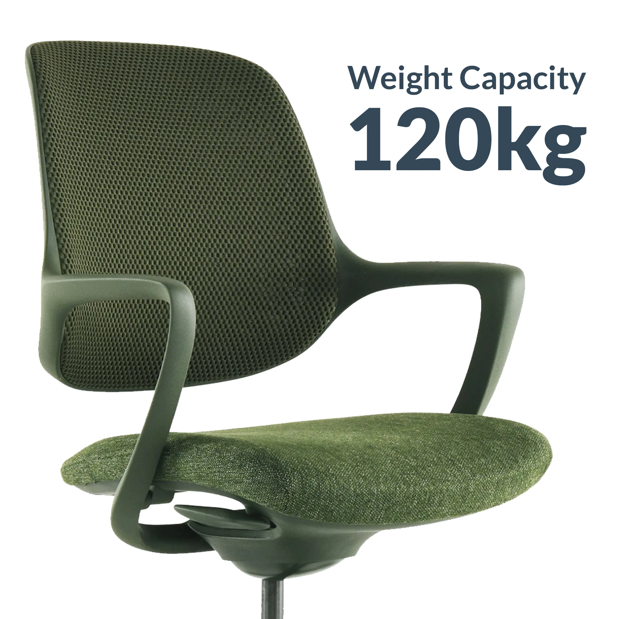 Desky Evoque Low Back Office Chair - Red Velvet / No - Image 4