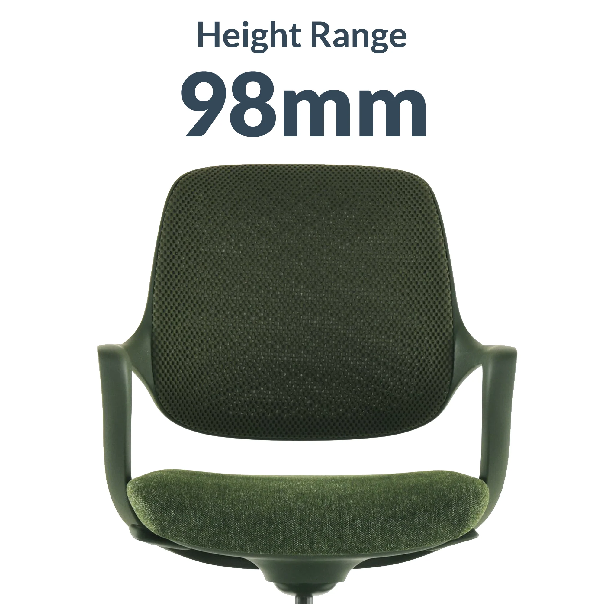 Desky Evoque Low Back Office Chair - Red Velvet / No - Image 5