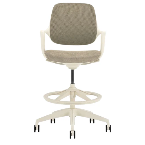 Desky Evoque Low Back Office Chair - Wheat / Yes
