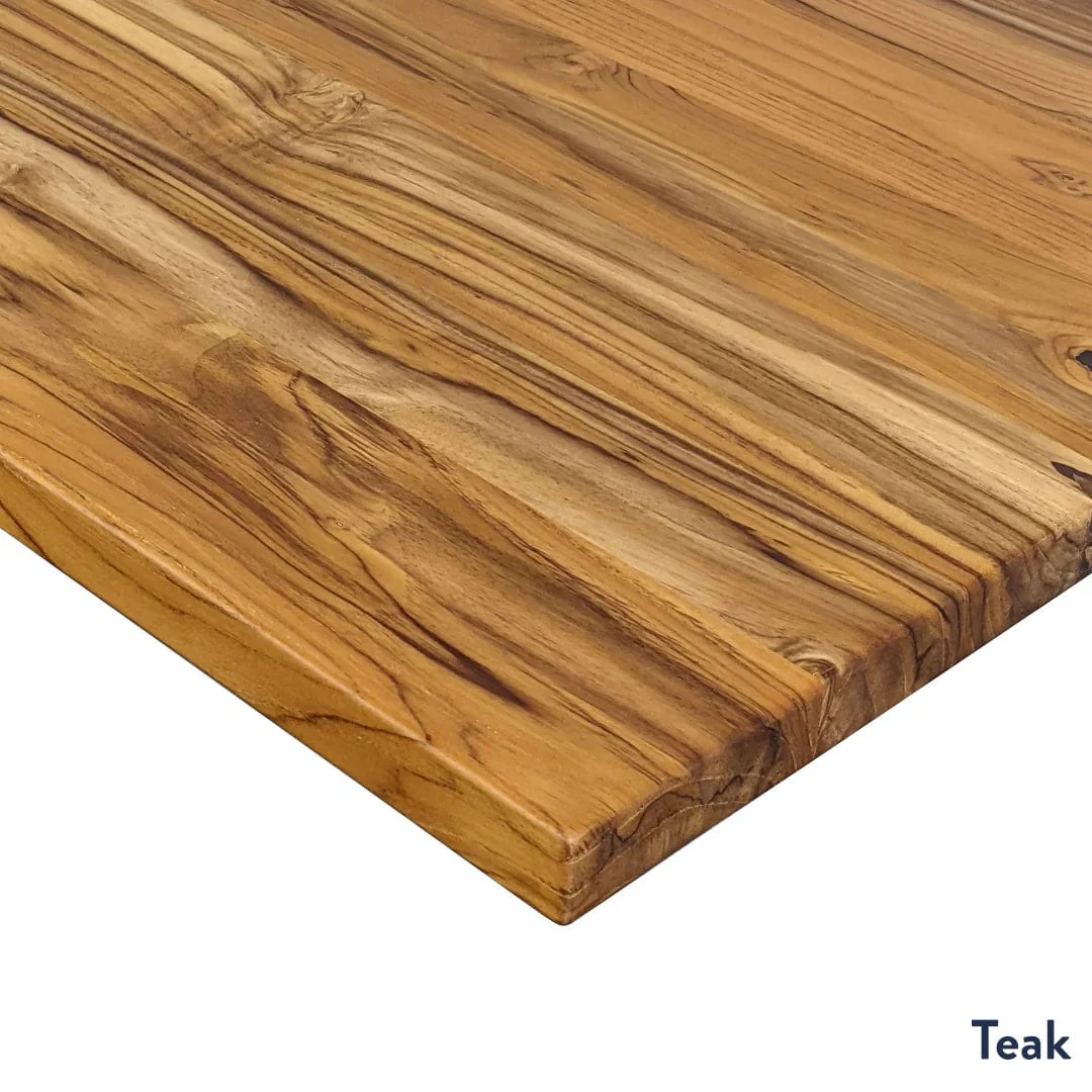 Desky Hardwood L-Shape Sit Stand Desk 180 x 175 cm Maple / Space Grey Top and Space Grey Leg - Image 8