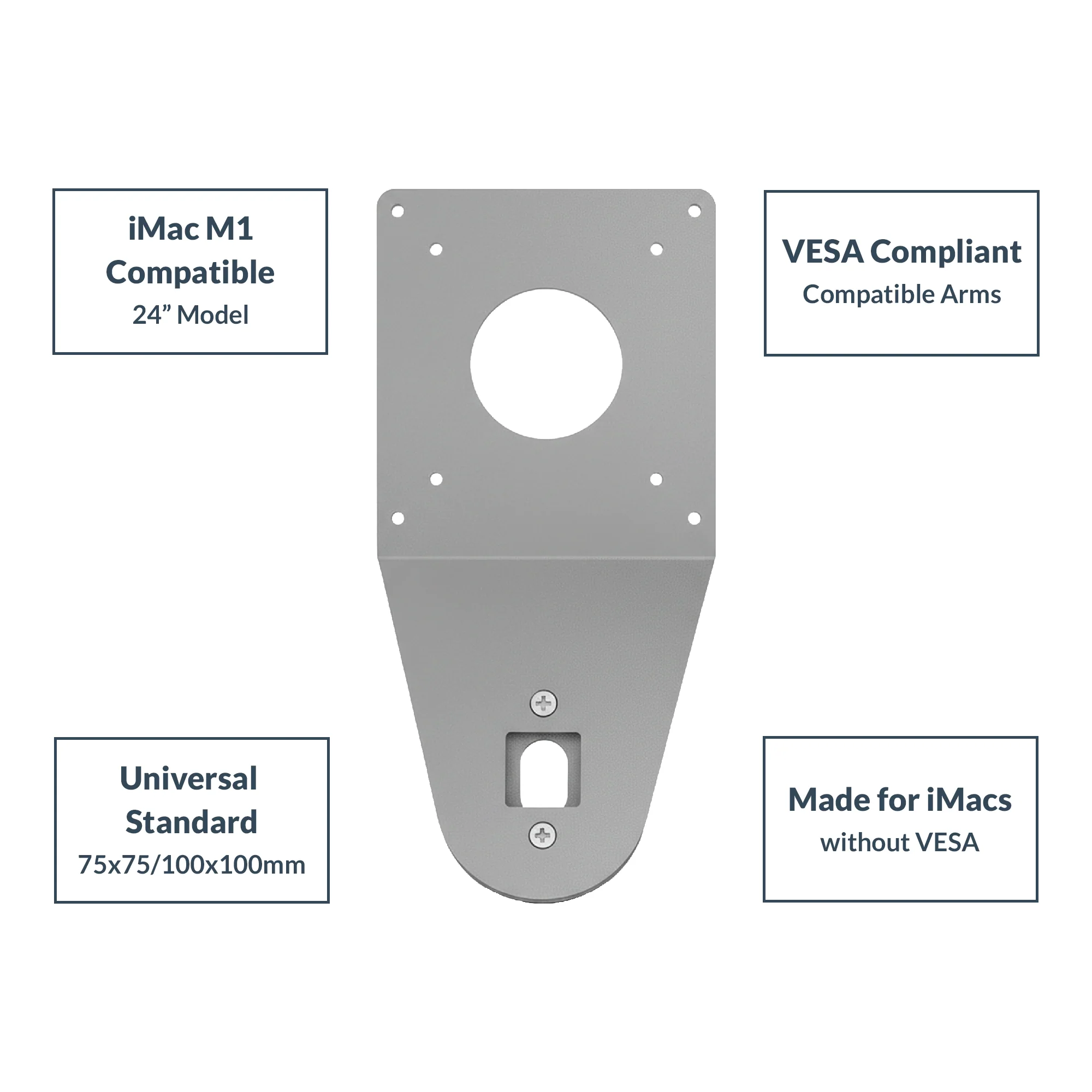 Desky iMac VESA Adapter - Grey - Image 4