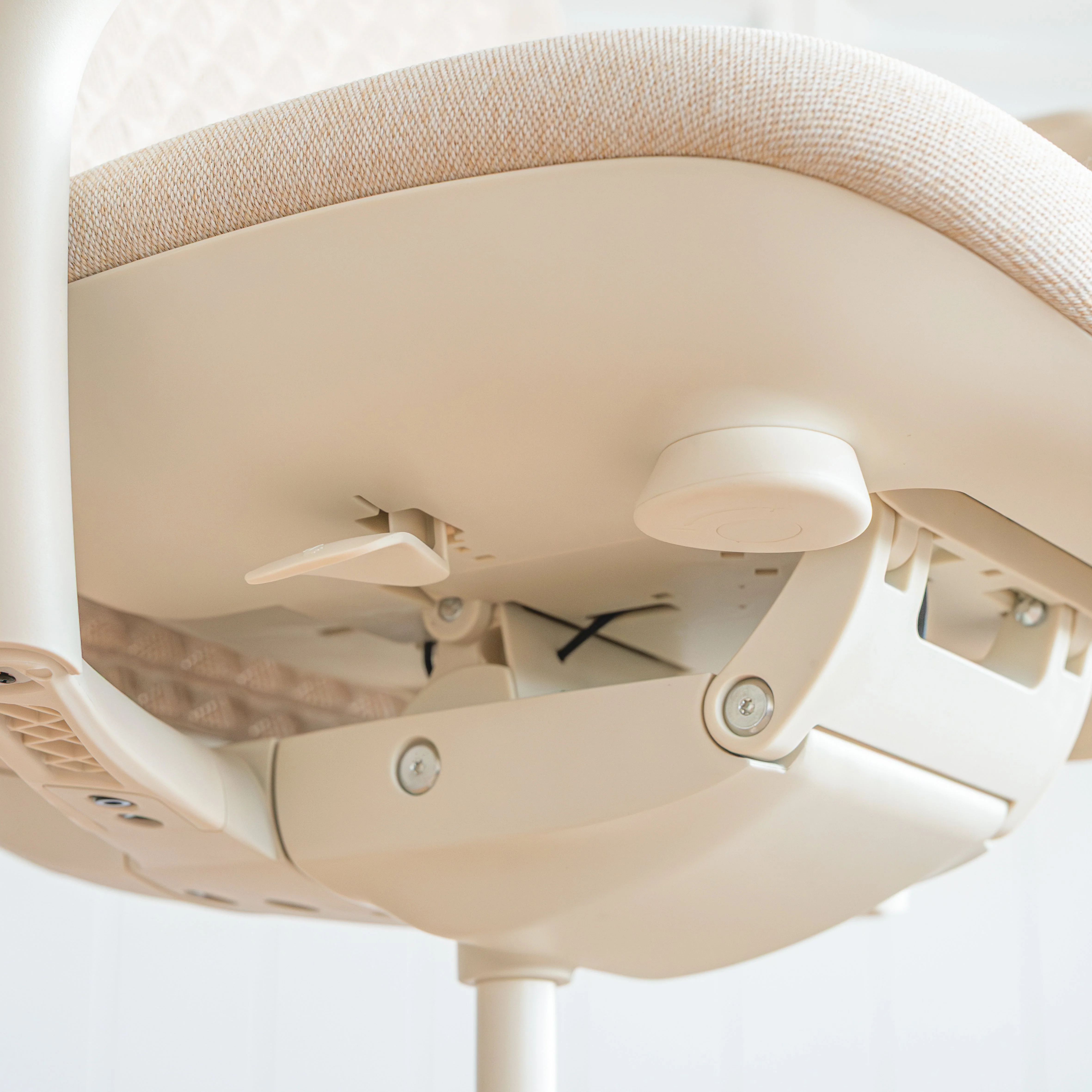 Desky Pro Ergonomic Mesh Chair with Headrest Wheat - Image 7