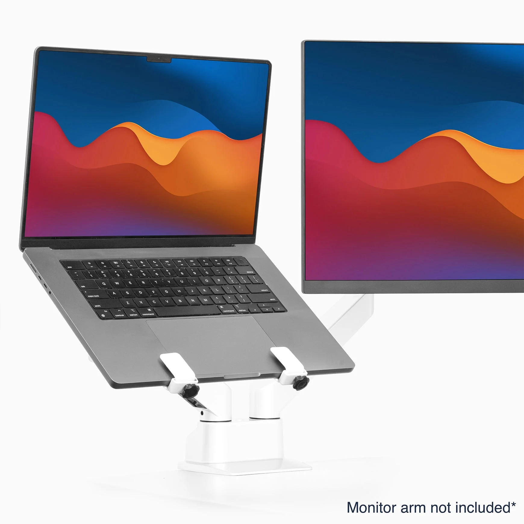 Desky Universal Laptop Mount - Silver - Image 9