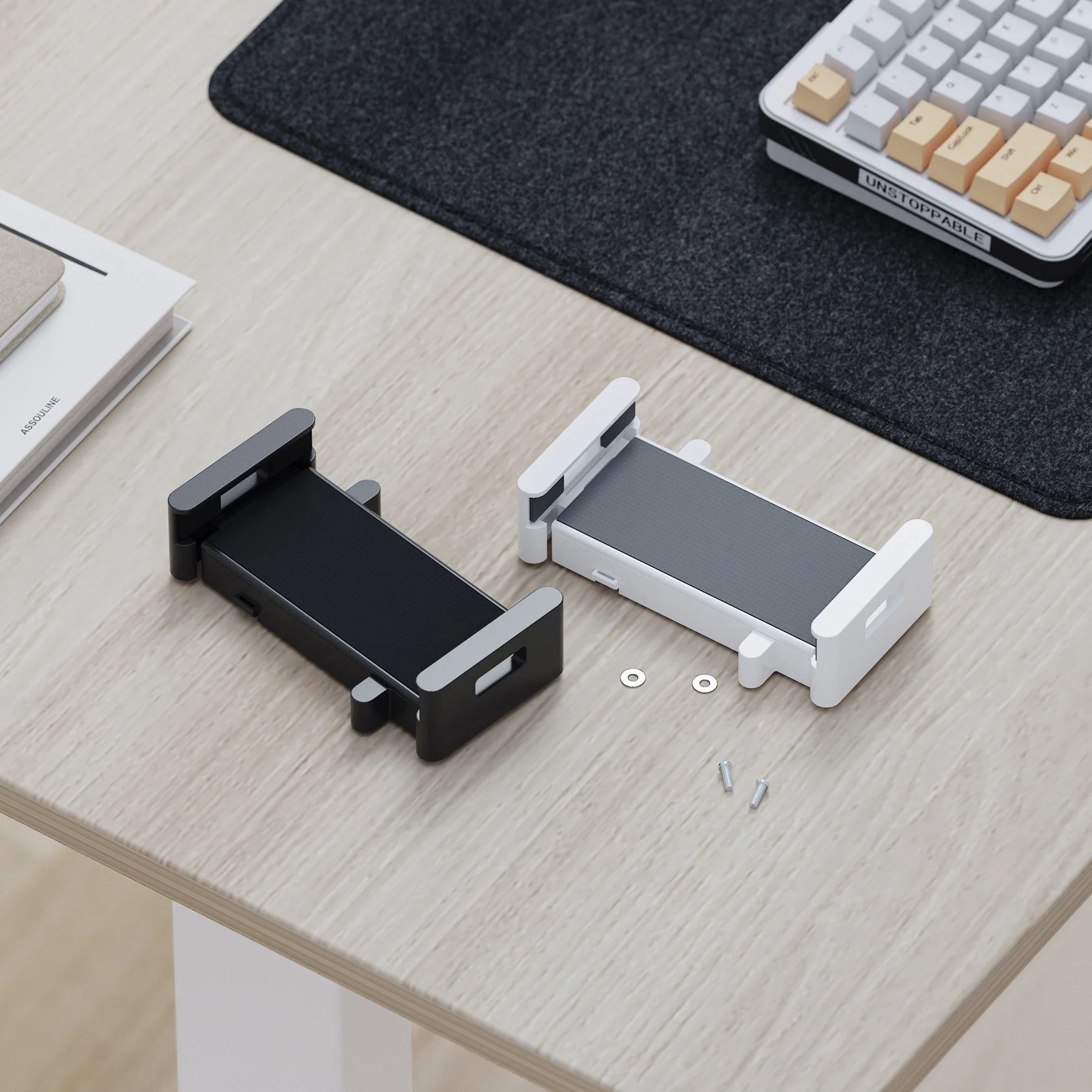 Desky Universal VESA Tablet Holder - White - Image 2