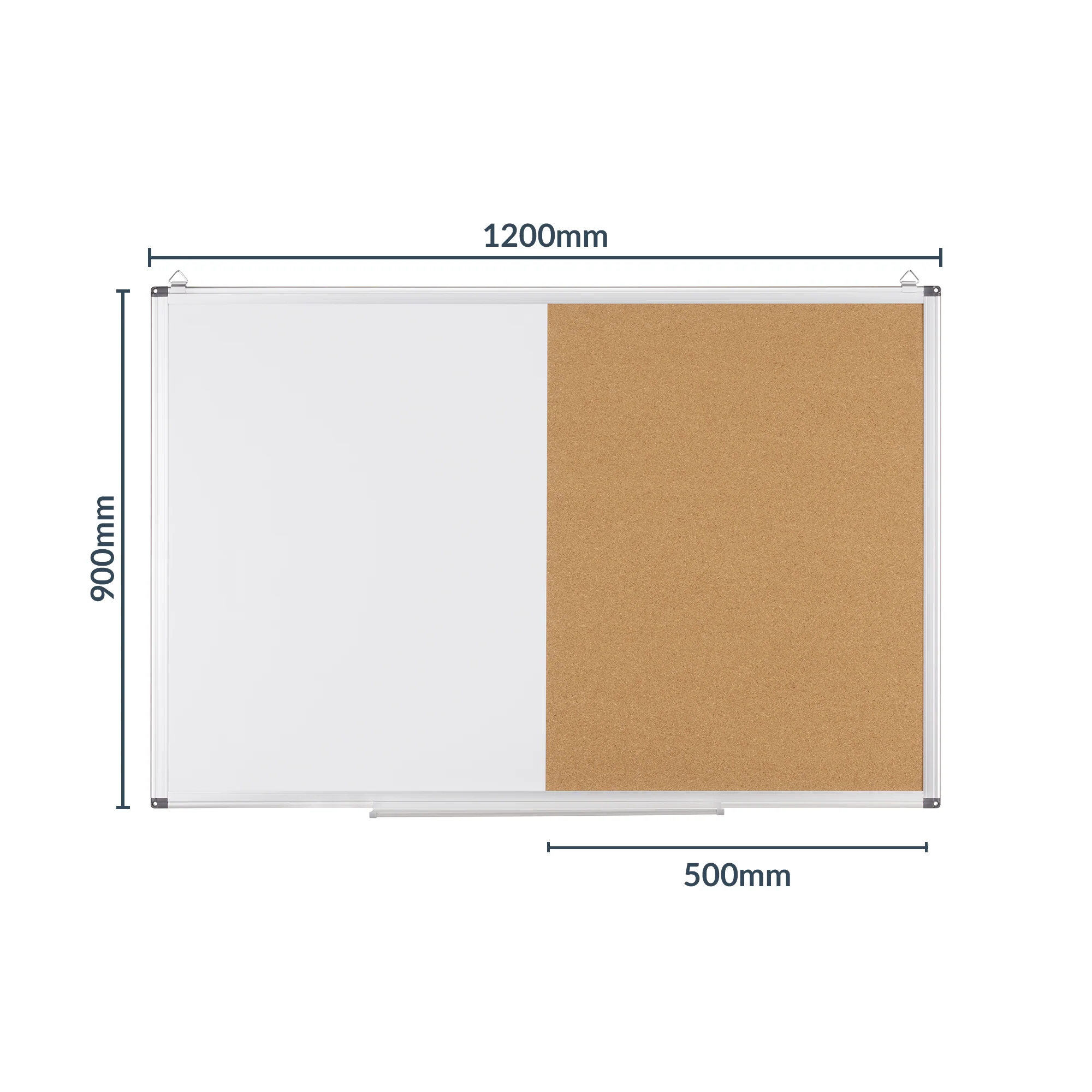 Desky Whiteboard + Pinboard Combo 90 x 60cm - Image 4