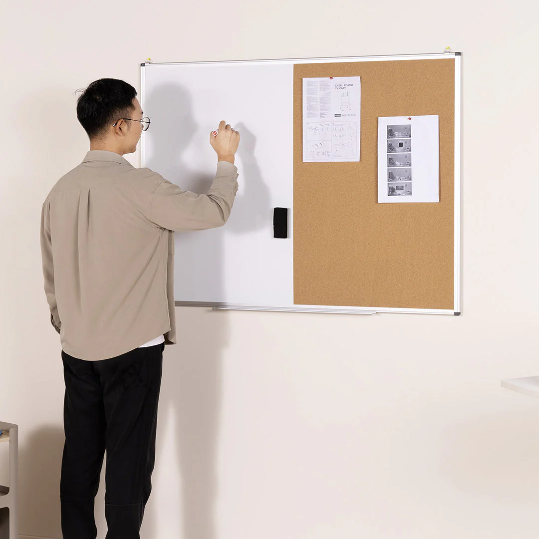Desky Whiteboard + Pinboard Combo 90 x 60cm - Image 6