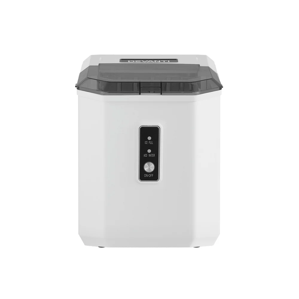 Devanti 12kg Ice Maker Machine with Scoop Holder (White) - Image 3