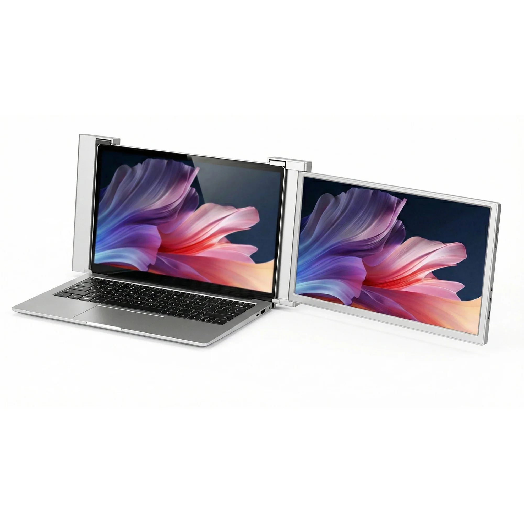 Devanti 14 Inch Portable Monitor Laptop Screen Extender Dual 1080P IPS USB C - Image 4