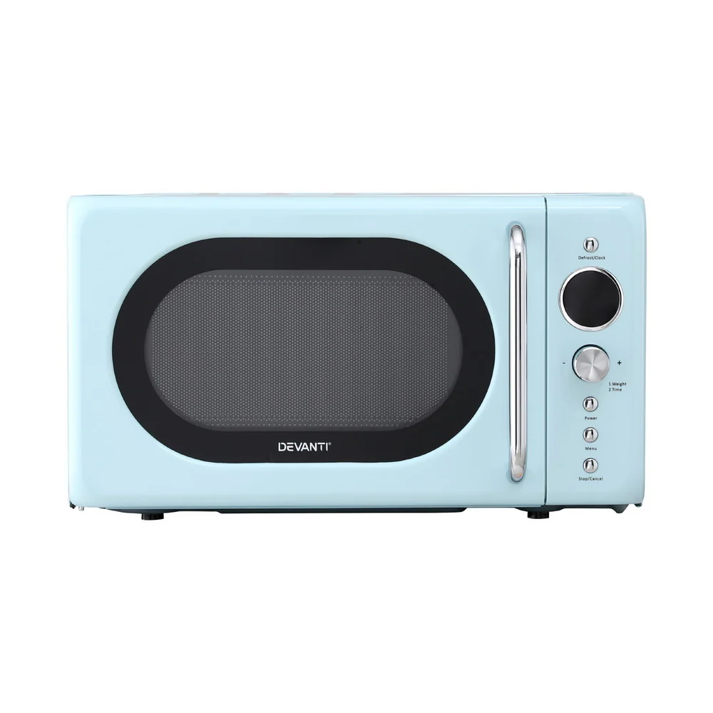 Devanti 20L Microwave Oven 700W (Blue) - Image 3