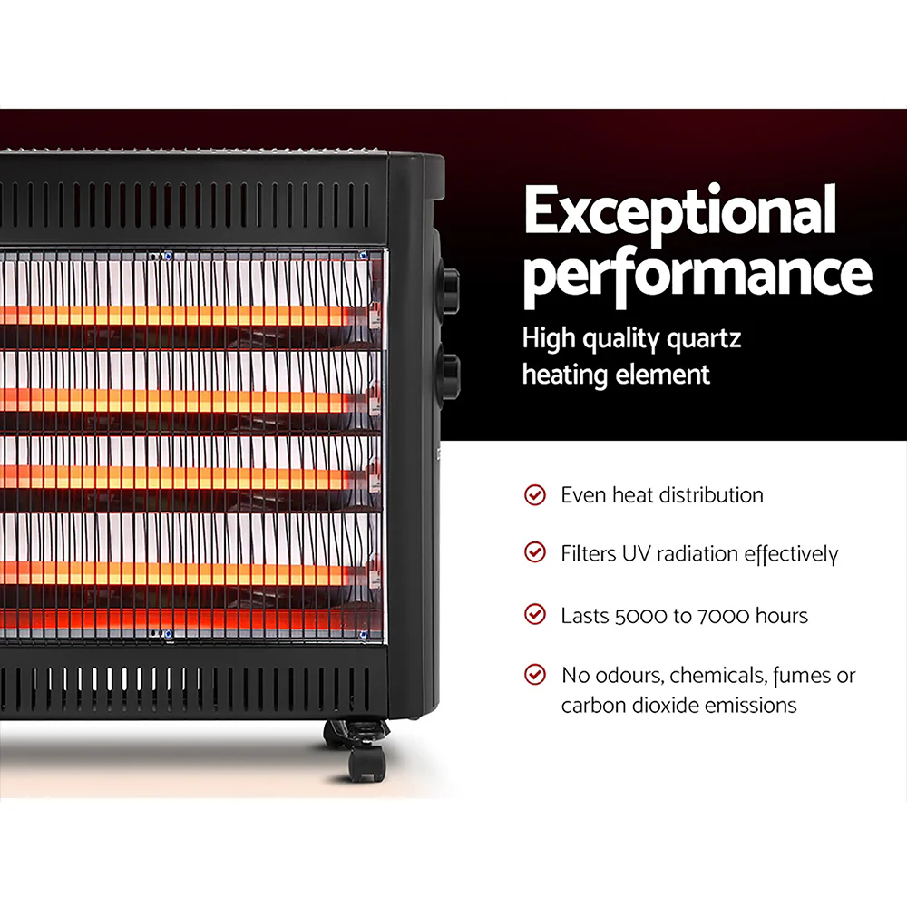 Devanti 2200W Infrared Heater Radiant Heaters - Image 4