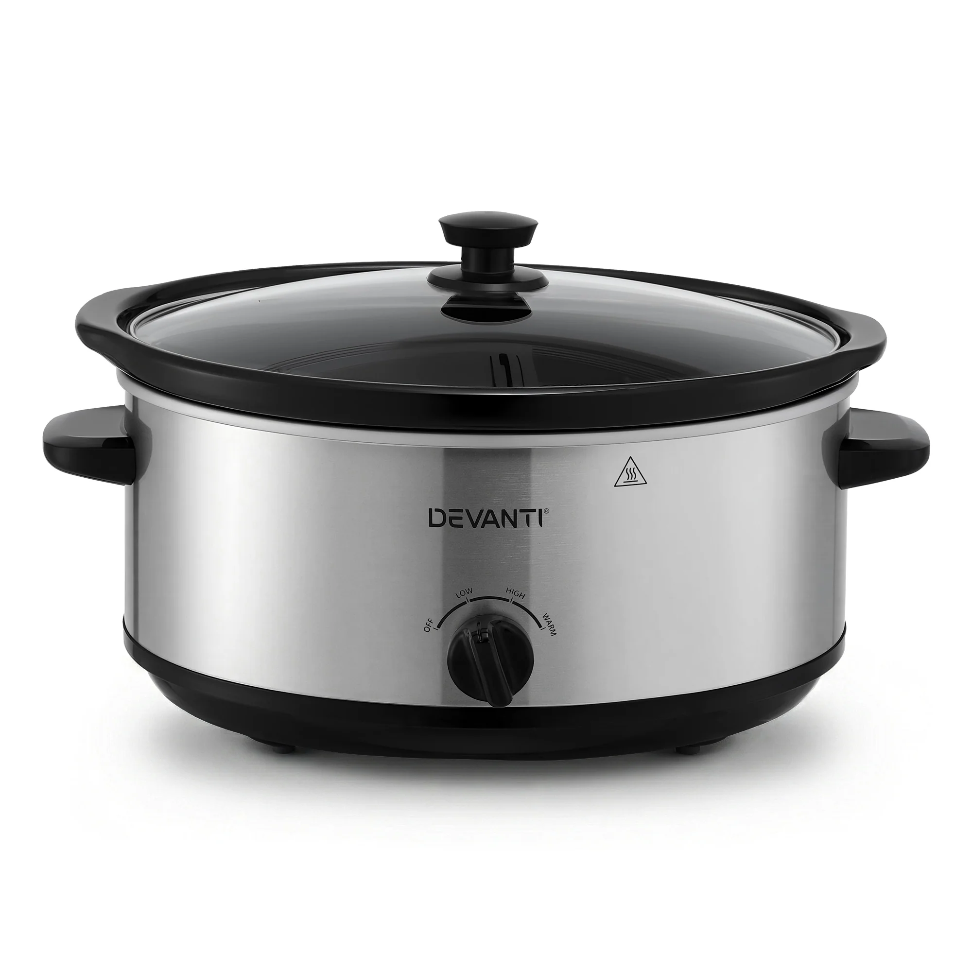 Devanti 6.5L Slow Cooker Electric Multi Cooker with 3 Heat Settings and Keep Warm Function - Image 4