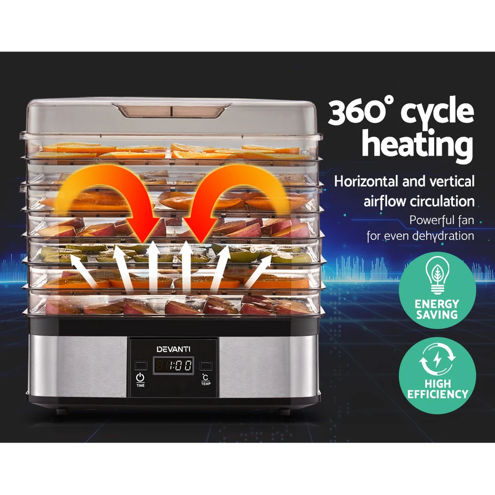 Devanti 7 Trays Food Dehydrator - Image 5