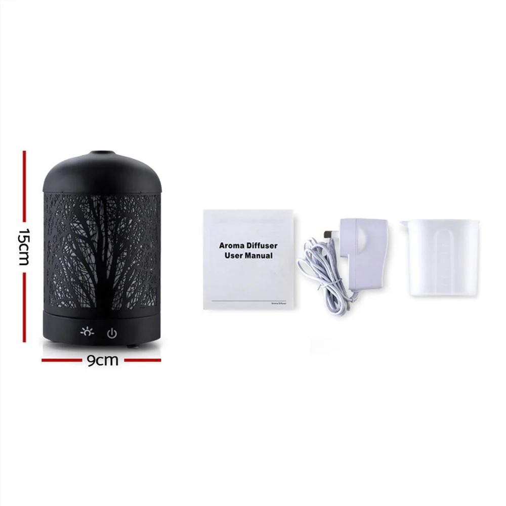 Devanti Aroma Diffuser Aromatherapy Black 160ml - Image 4