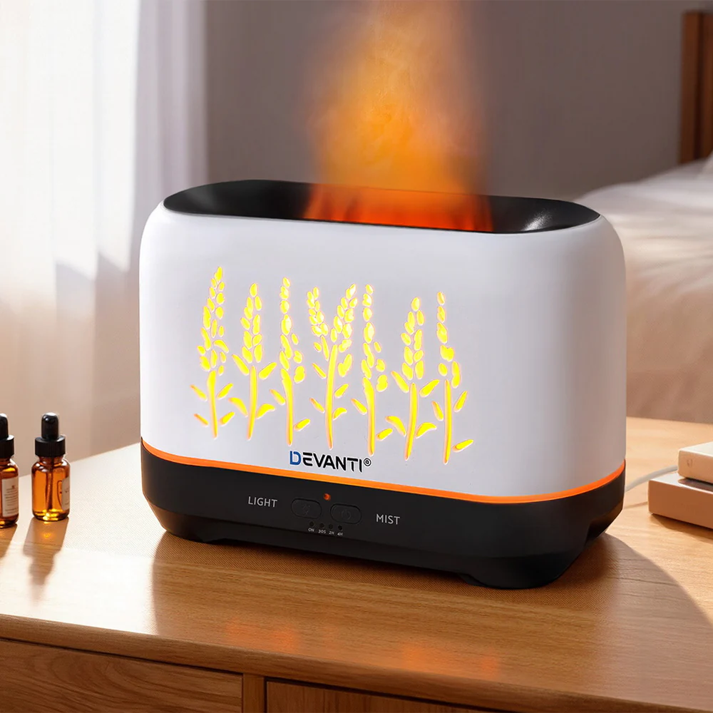 Devanti Aroma Diffuser Aromatherapy Flame 200ml - Image 2
