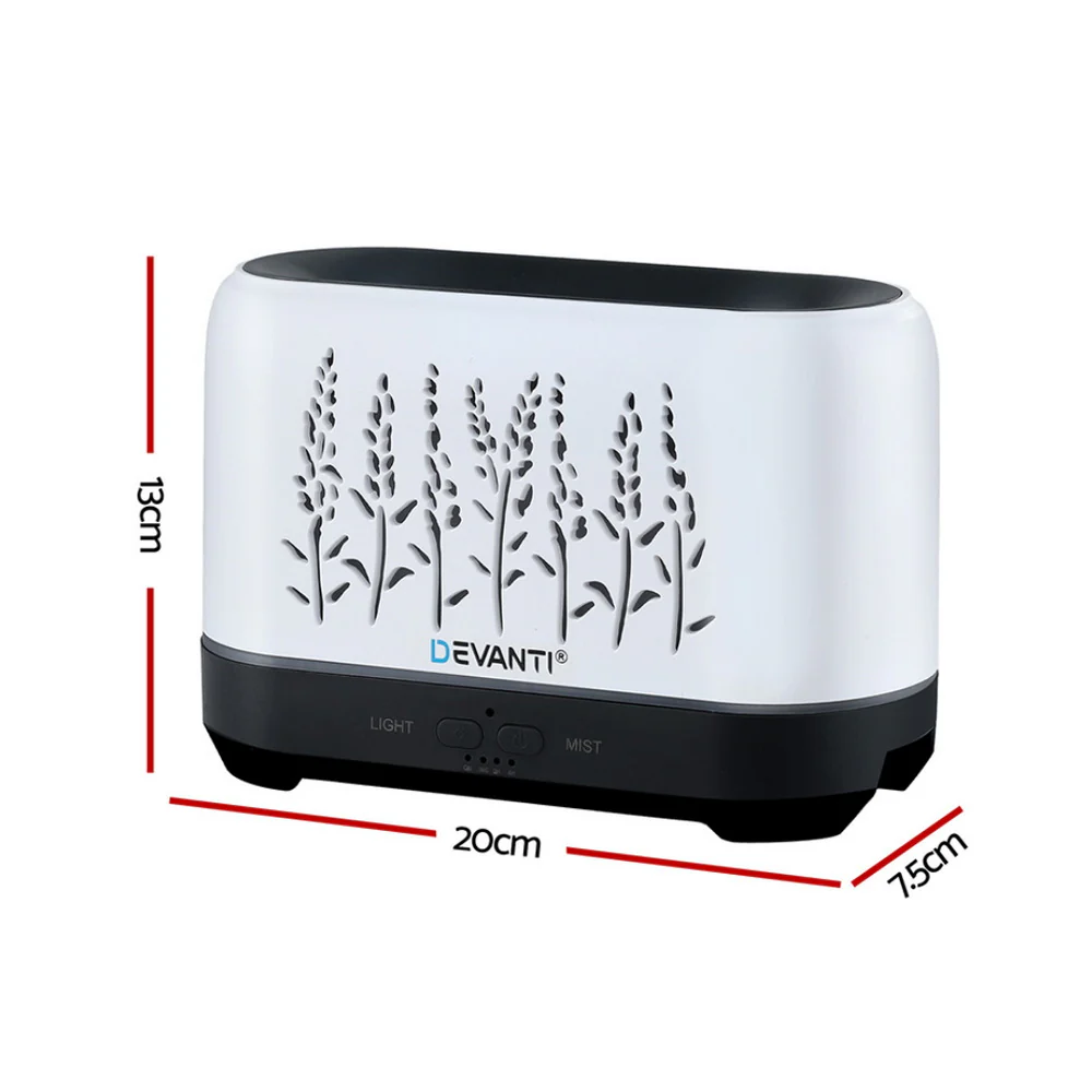 Devanti Aroma Diffuser Aromatherapy Flame 200ml - Image 3