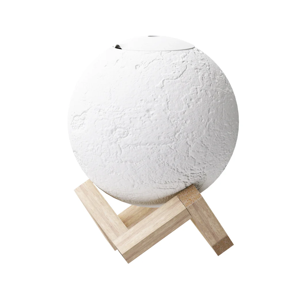 Devanti Aroma Diffuser Aromatherapy Moon Lamp 880ml - Image 4