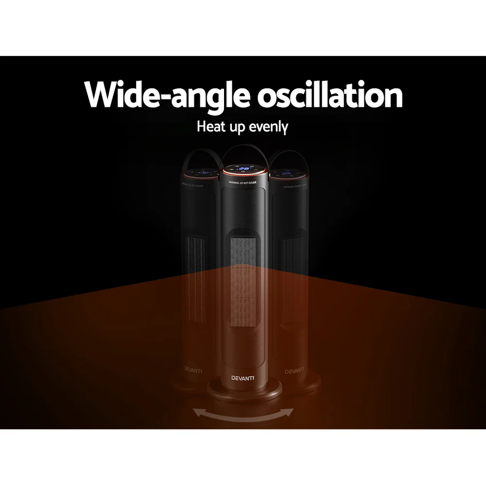 Devanti Ceramic Tower Heater 2000W - Image 5