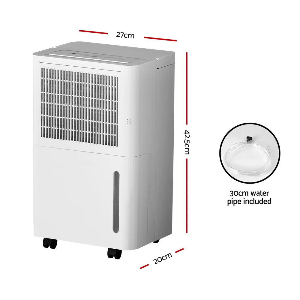 Devanti Dehumidifier 12L Air Purifier (White) - Image 2