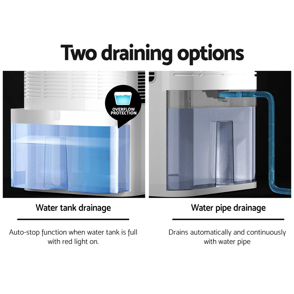 Devanti Dehumidifier 2L Air Purifier (White) - Image 5