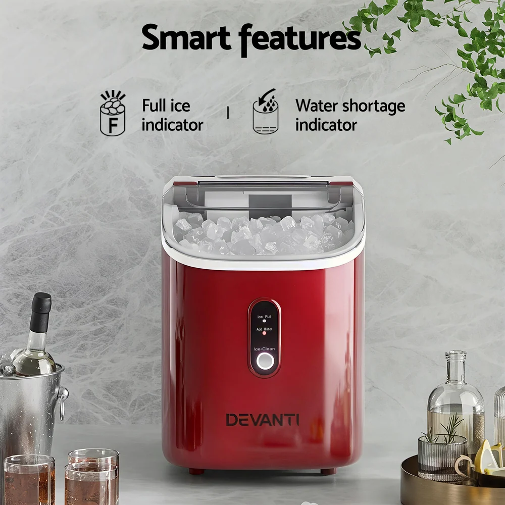 Devanti Ice Maker Machine 15kg Nugget Chewable Ice Cube - Image 6