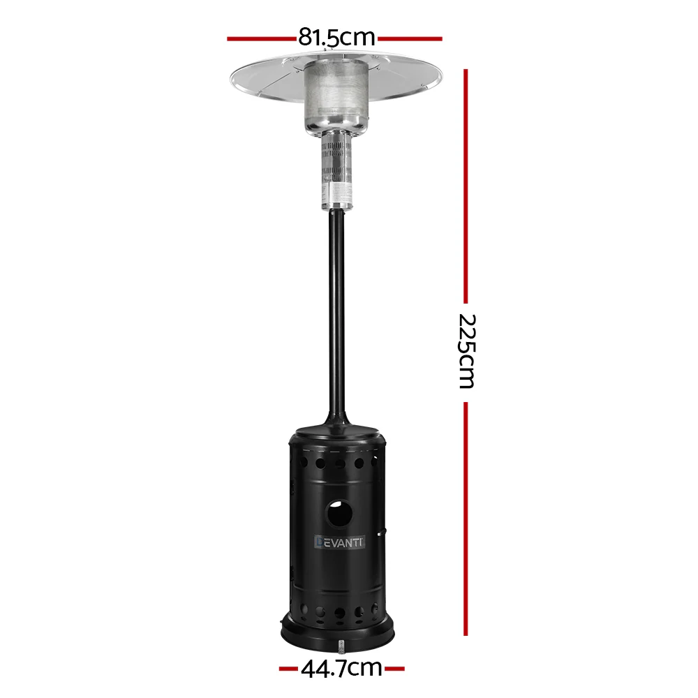 Devanti Outdoor Gas Patio Heater - Image 2