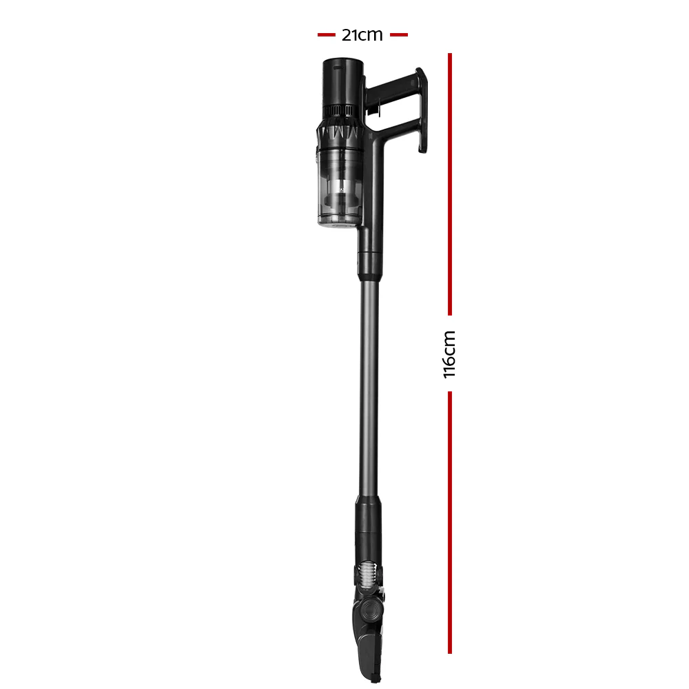 Devanti Stick Vacuum Cleaner Brushless Cordless 350W (Grey) - Image 2