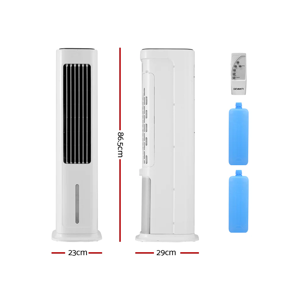 Devanti Tower Evaporative Air Cooler 6L - Image 2