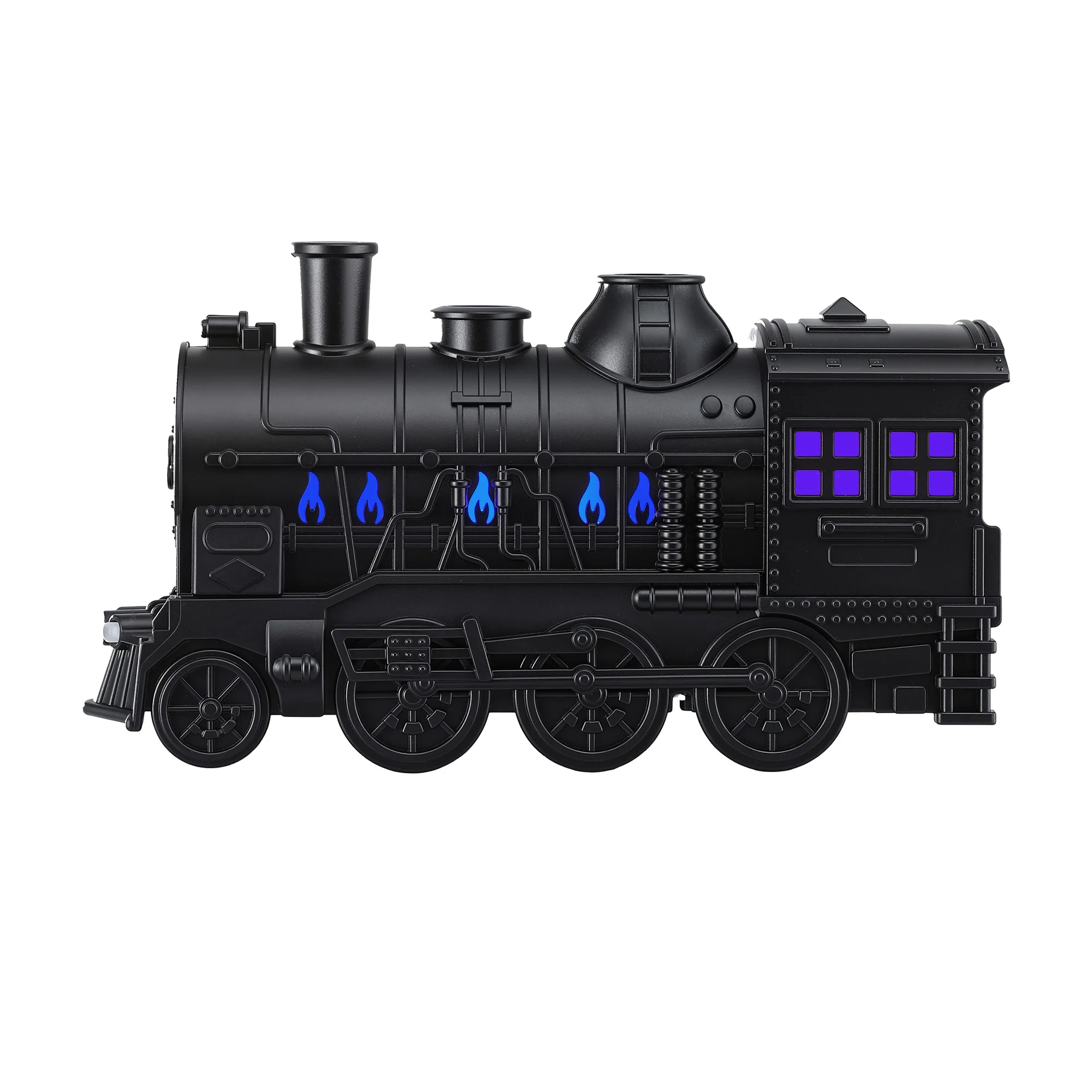 Devanti Train Aroma Diffuser Essential Oil Humidifier 300ml Smoke Ring LED Timer - Image 4