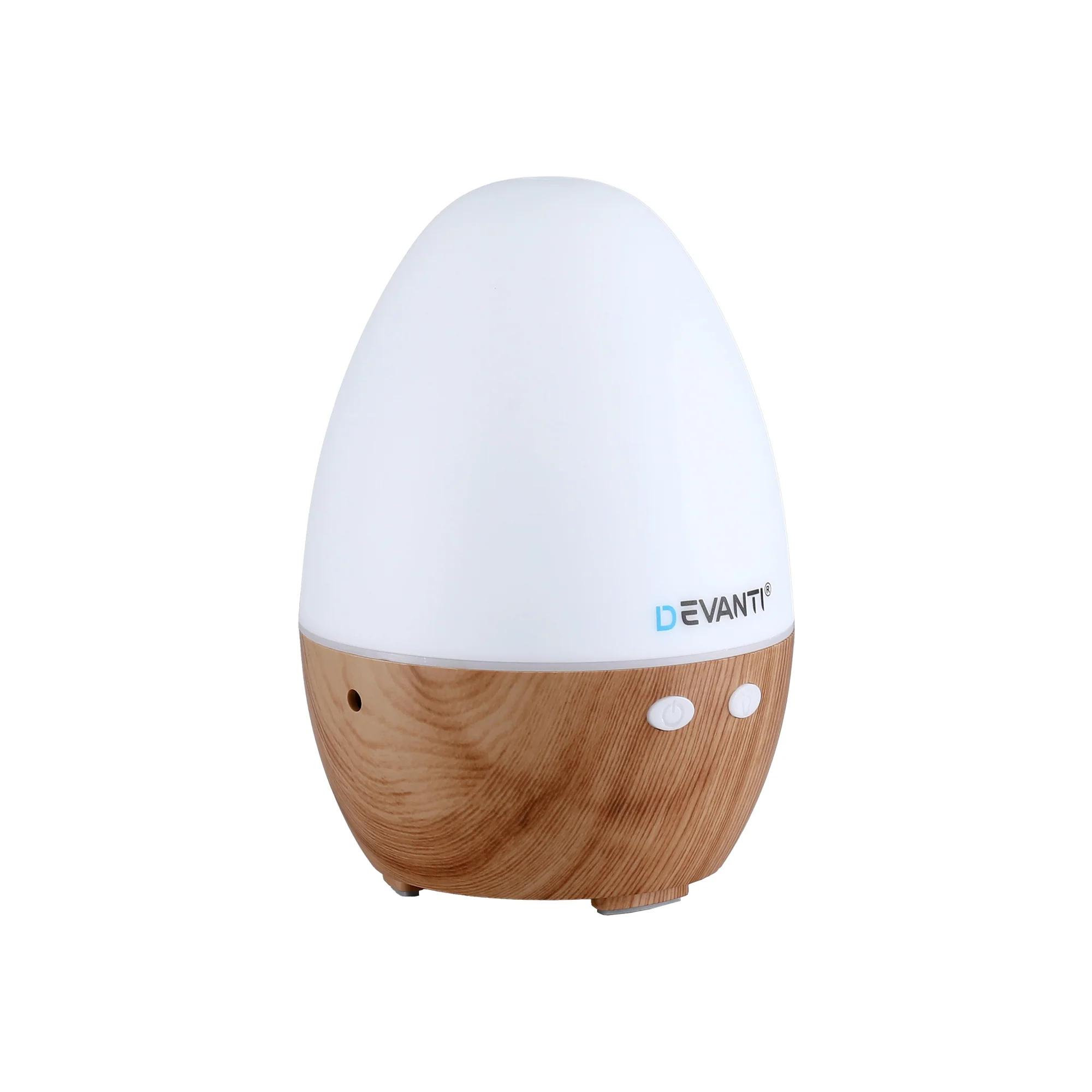 Devanti Ultrasonic Aroma Diffuser Aromatherapy 130ml LED Lights Iron Humidifier Forest - Image 4