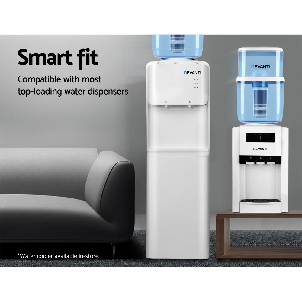 Devanti Water Cooler Dispenser 22L Filter Bottle - Image 3