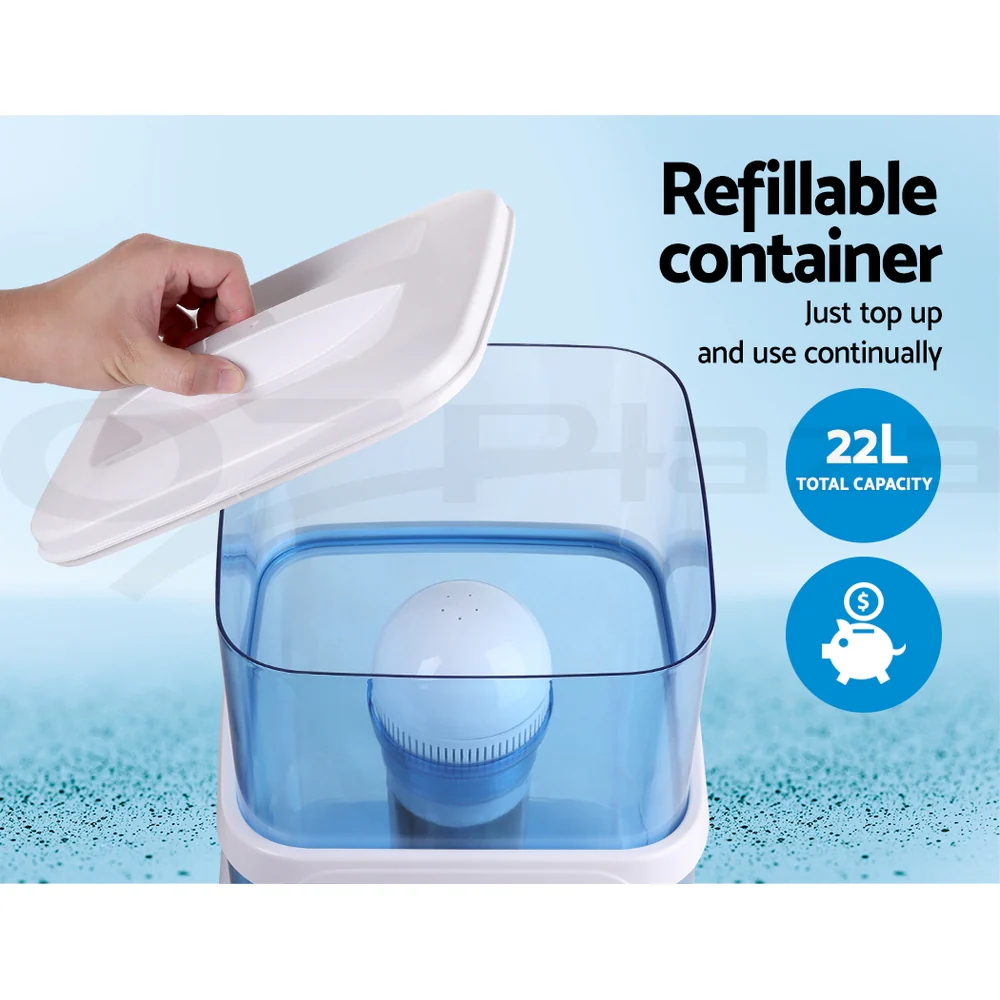 Devanti Water Cooler Dispenser 22L Filter Bottle - Image 5