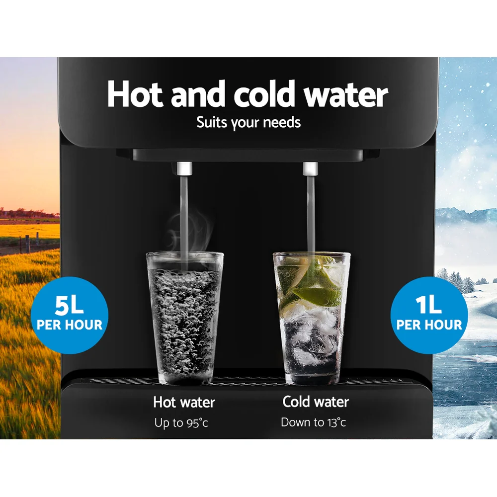 Devanti Water Cooler Dispenser Stand (Black) - Image 5