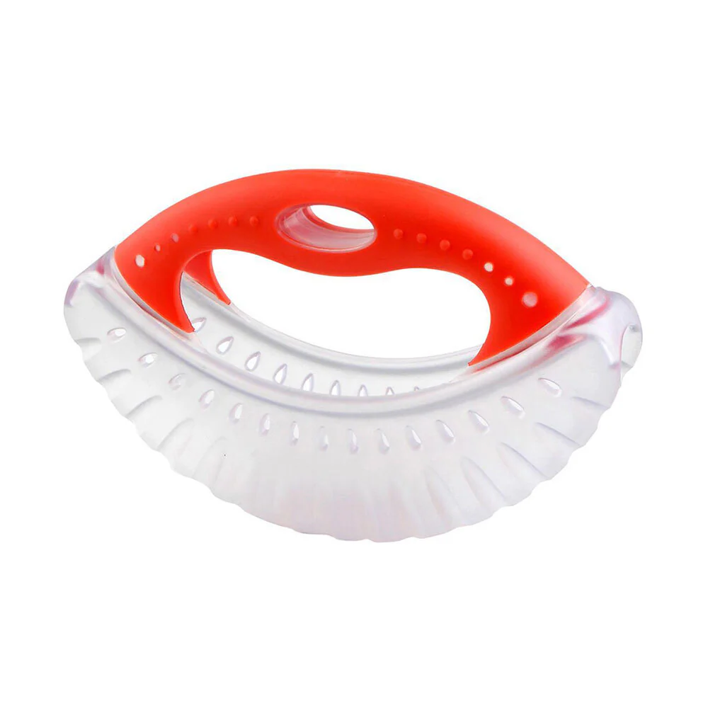 Dexas Silicone 19cm Mezzaluna Chopper Slicer (Red) - Image 2