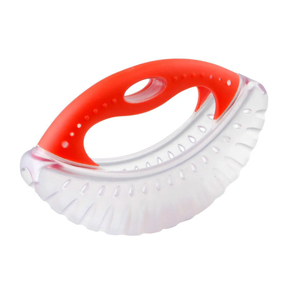 Dexas Silicone 19cm Mezzaluna Chopper Slicer (Red) - Image 3