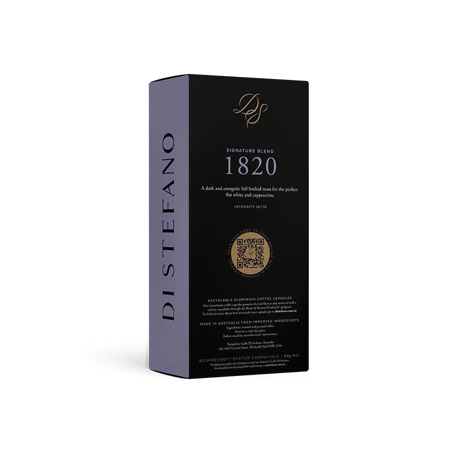 Di Stefano 10-Pieces 54g Coffee Capsules/Pod 1820 Blend - Image 2