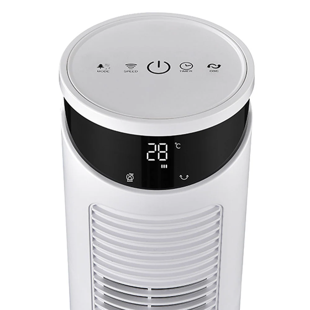 Dimplex 117cm Electric 45 Watt Tower Fan with Remote Control (White) - Image 4