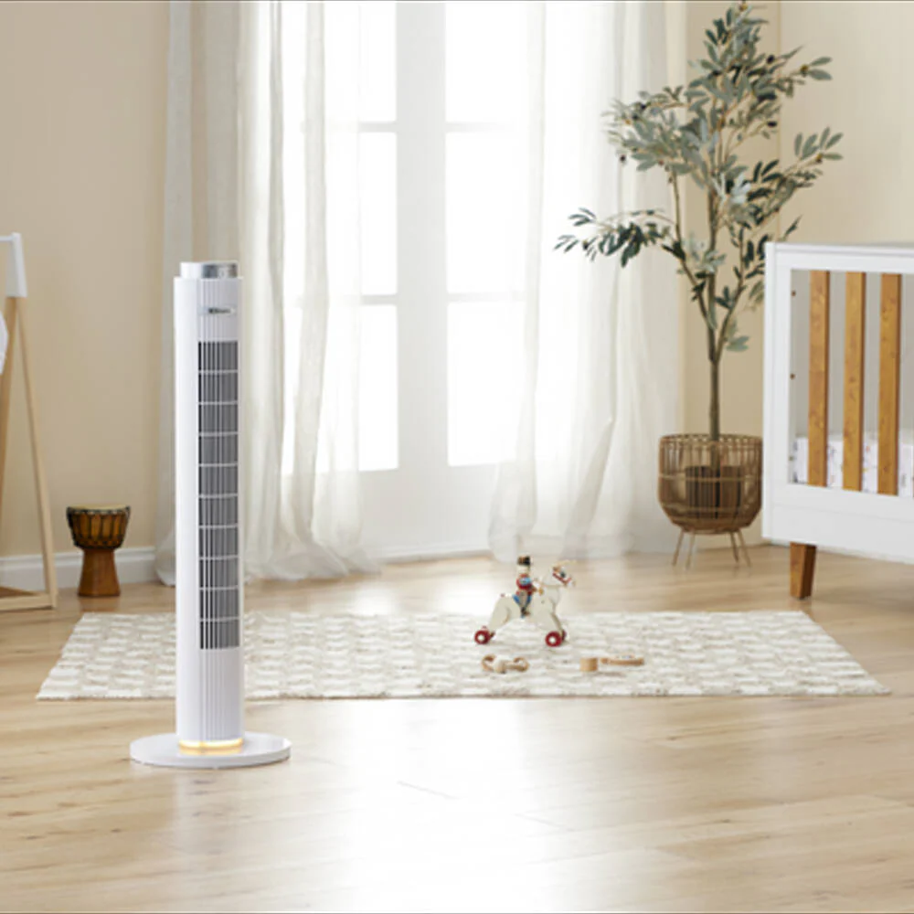 Dimplex Digital Tower Fan with Night Light 93cm (White) - Image 5