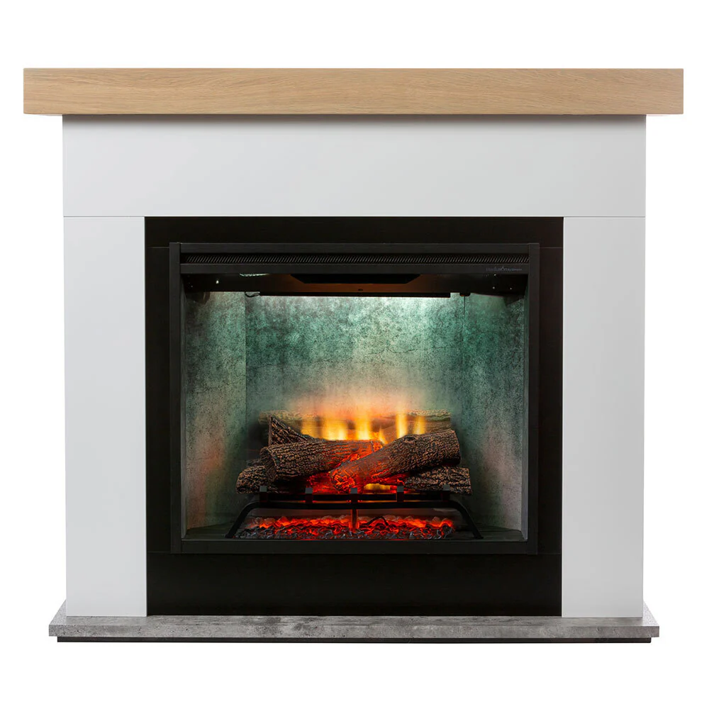 Dimplex Huxley 2000W Revillusion Suite Electric Fireplace 140cm Firebox Heater - Image 2