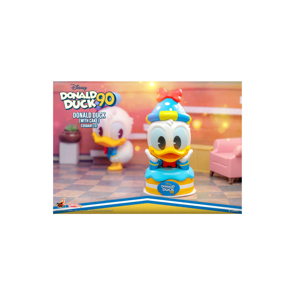 Donald Duck Cake 90th Anniv Cosbaby Collectible Collectible Action Figure Toy - Image 2