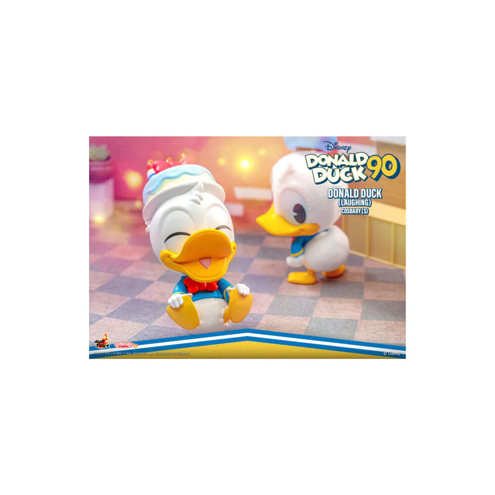 Donald Duck Laughing 90th Anniv Cosbaby Hot Toys Collectible Action Figure Toy - Image 2