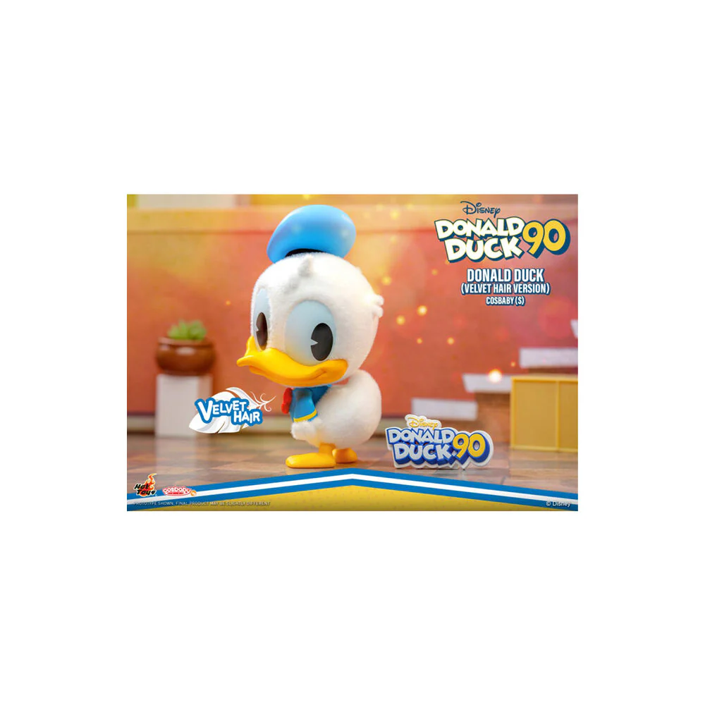Donald Duck Velvet Hair 90th Anniv Cosbaby Collectible Action Figure Toy - Image 2